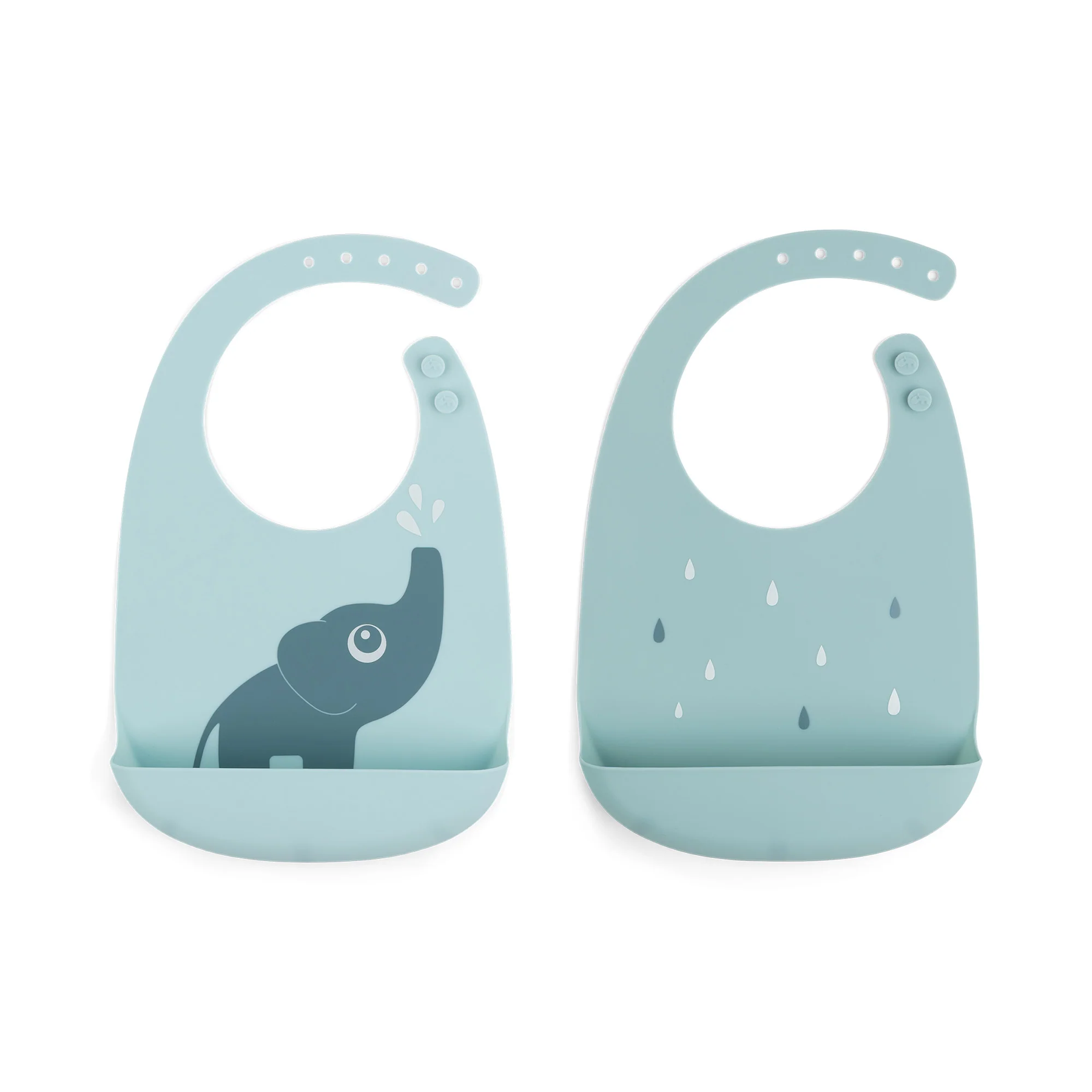 BABETES SILICONE ELPHEE AZUL