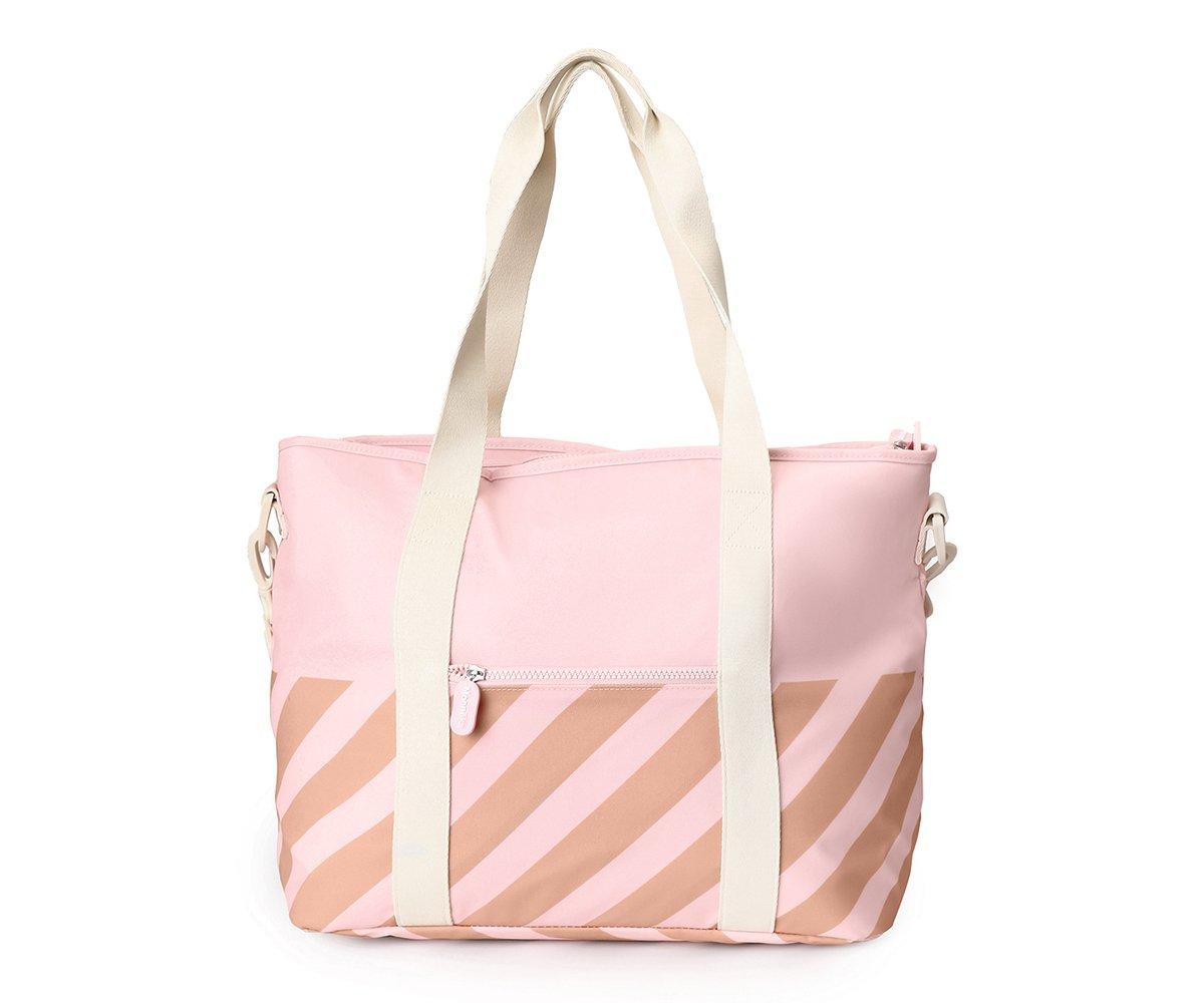 MALA TÉRMICA TOTE - STRIPES PINK