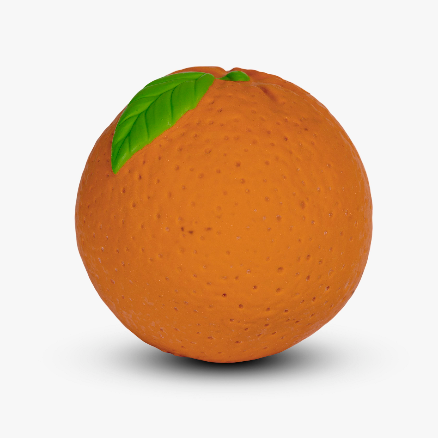 BOLA SENSORIAL EM BORRACHA NATURAL - LARANJA