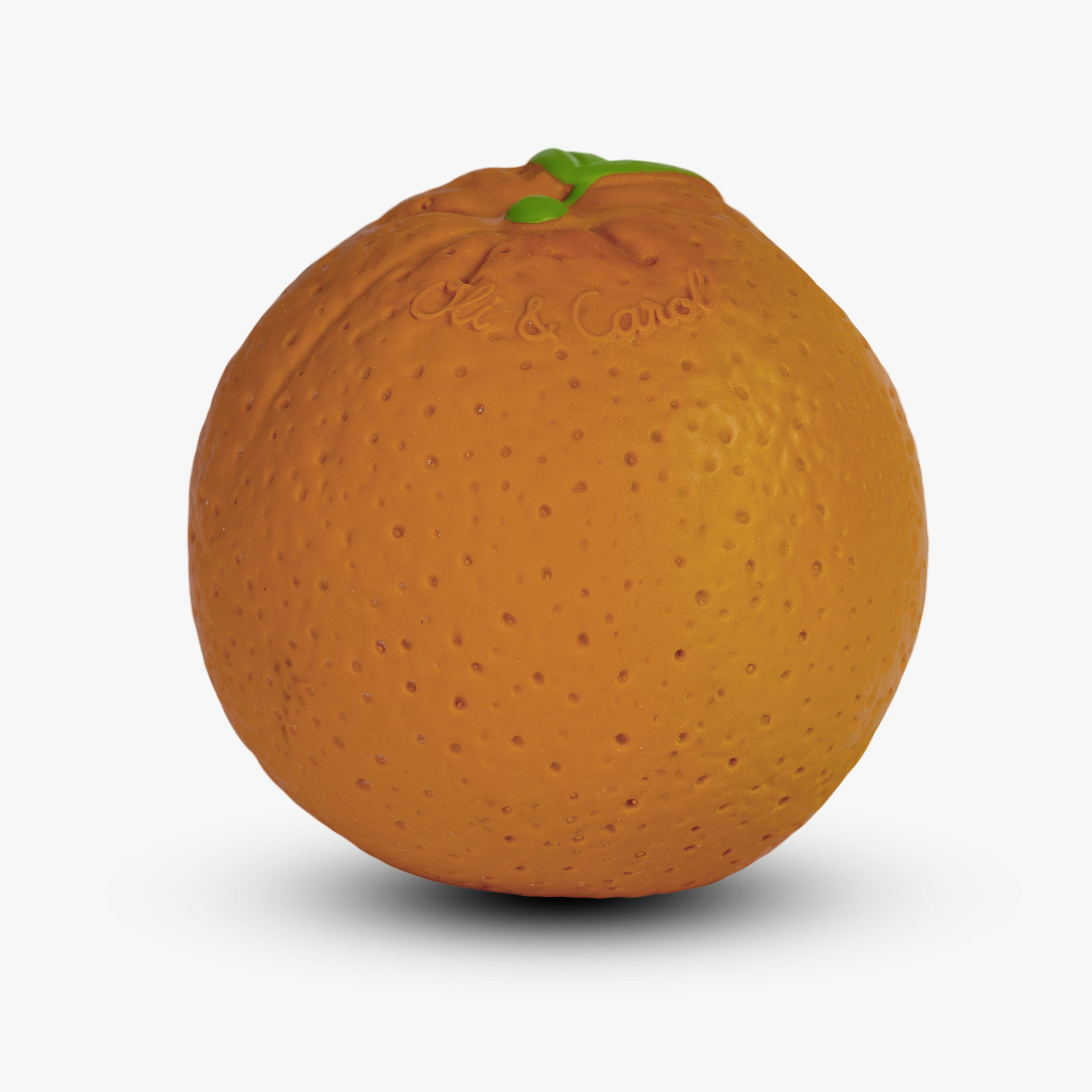 BOLA SENSORIAL EM BORRACHA NATURAL - LARANJA