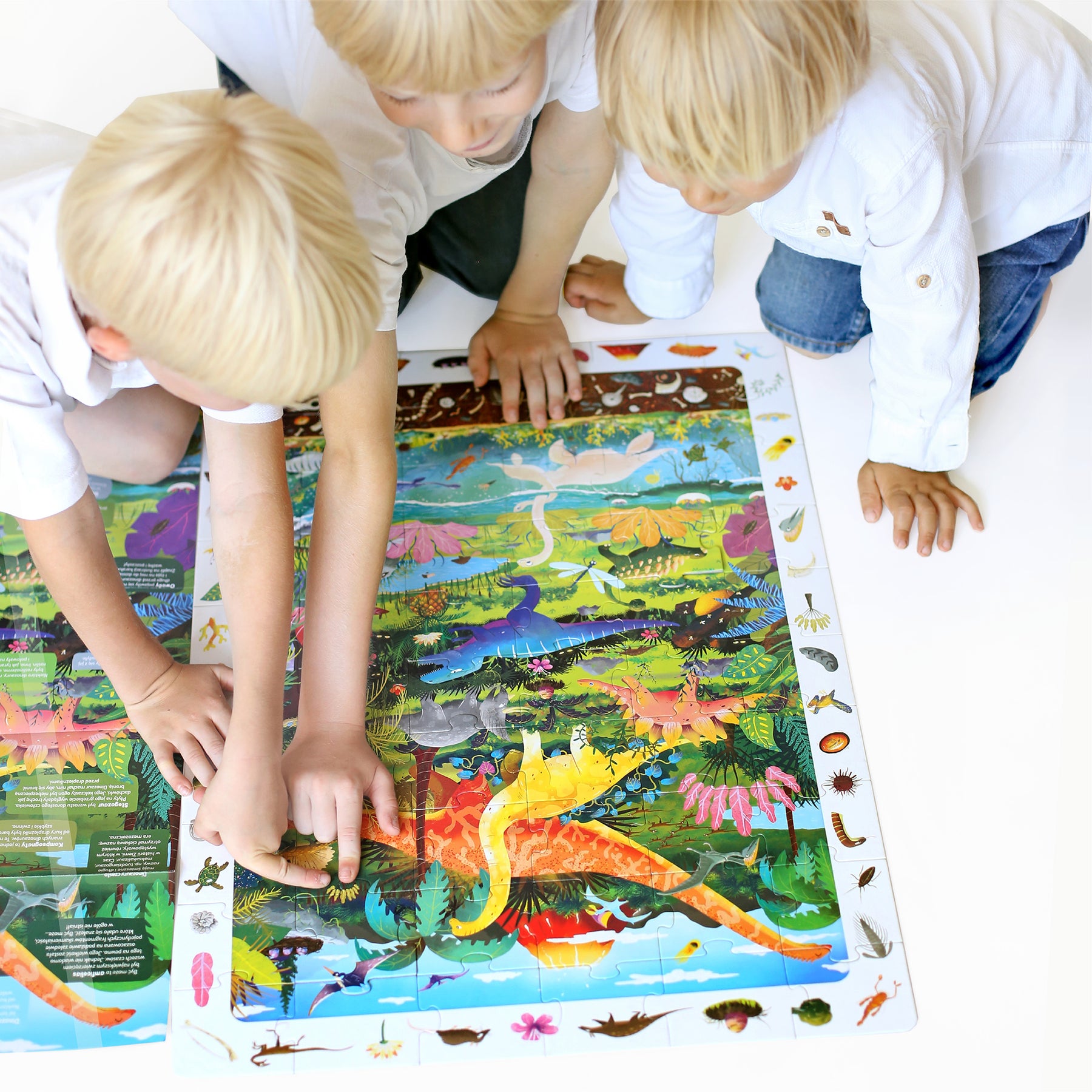 PUZZLE DE OBSERVAÇÃO 60 PCS - DINOSAUROS