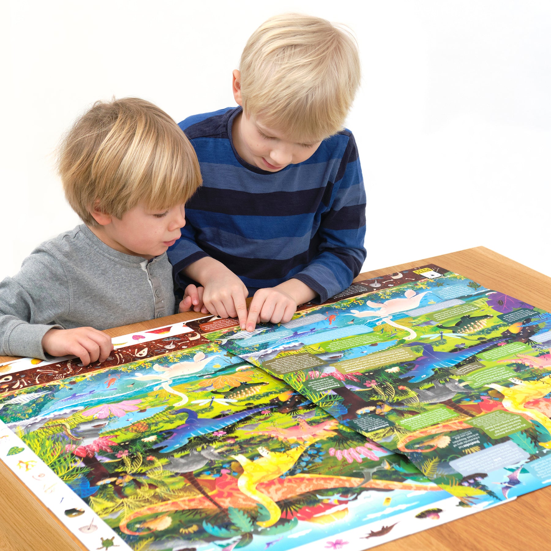PUZZLE DE OBSERVAÇÃO 60 PCS - DINOSAUROS