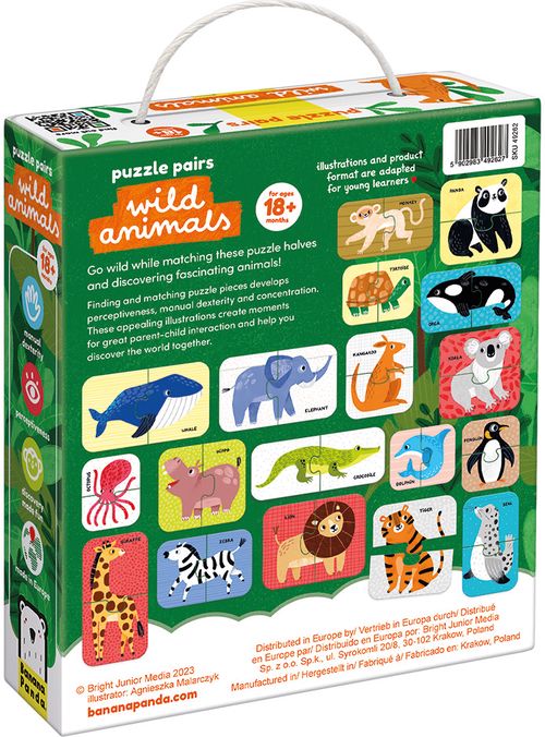 PUZZLE PAIRS - ANIMAIS SELVAGENS