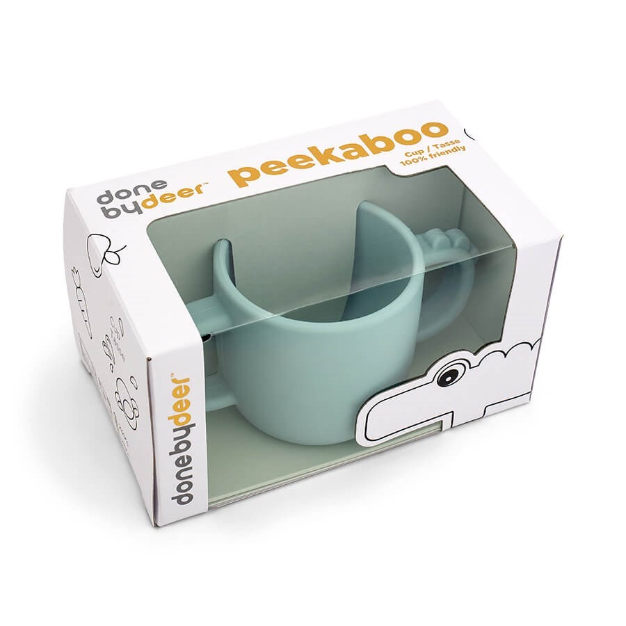 COPO PEEKABOO CROCO AZUL