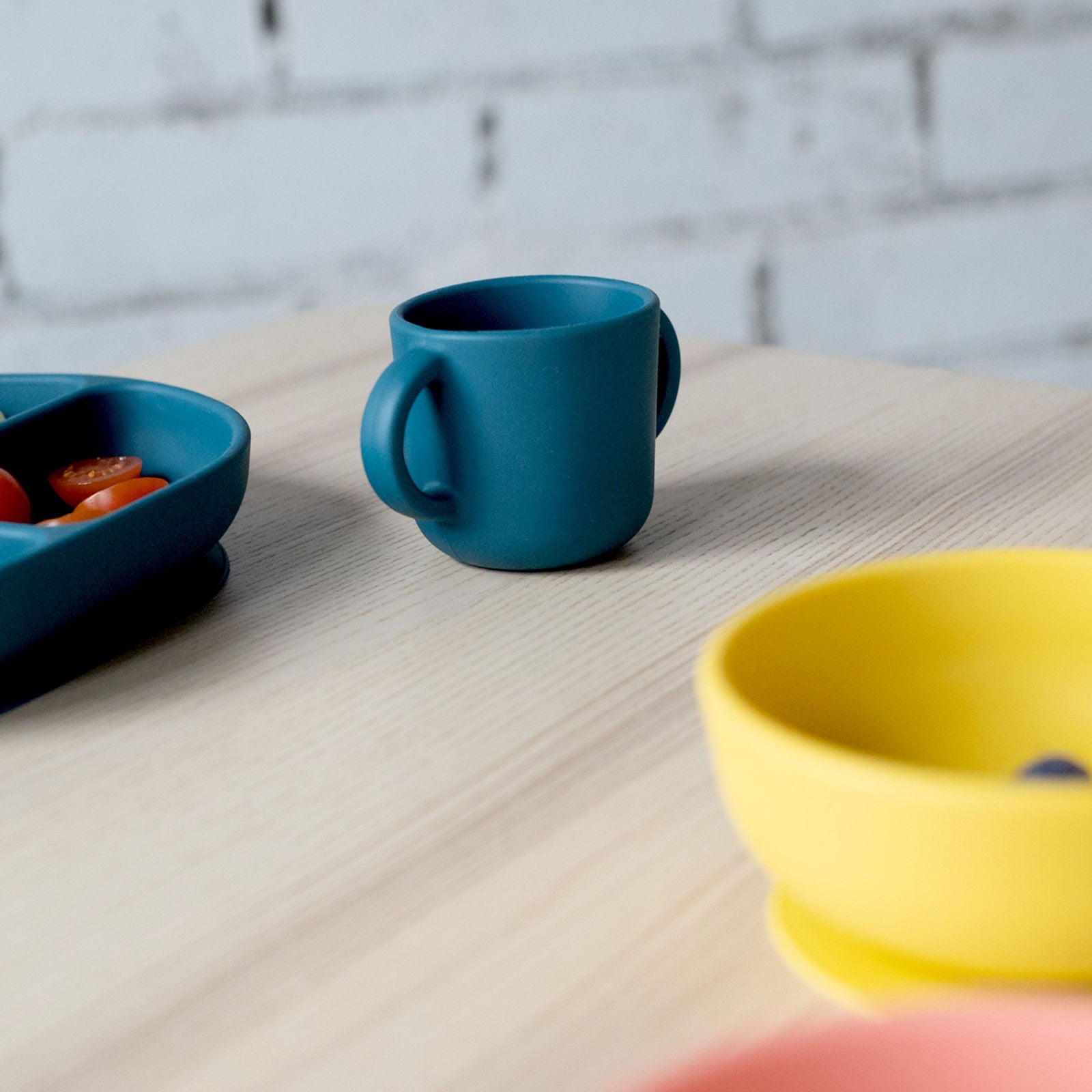 COPOS COM PEGAS SILICONE - BLUE ABYSS/LAGOON