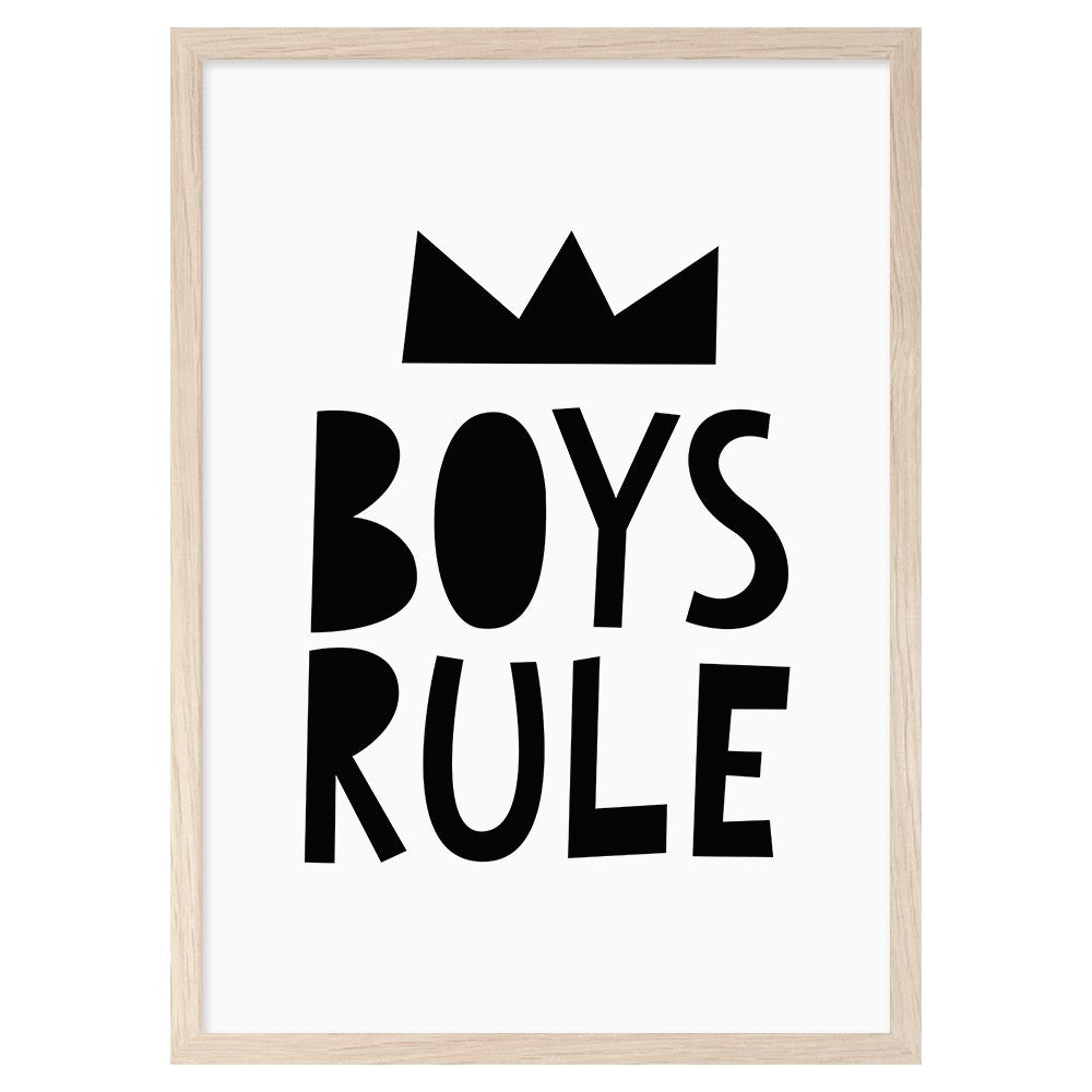 POSTER BOYS RULE (A3)