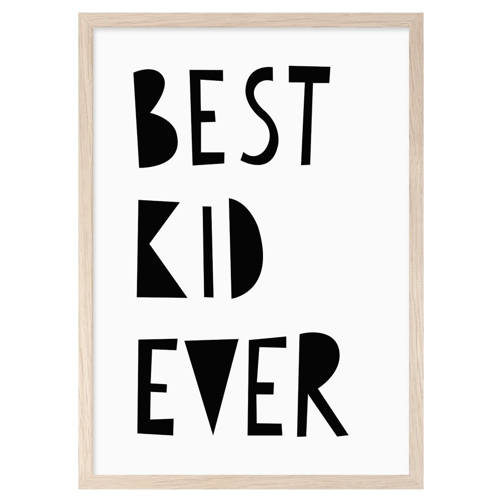 POSTER BEST KID EVER (A3)