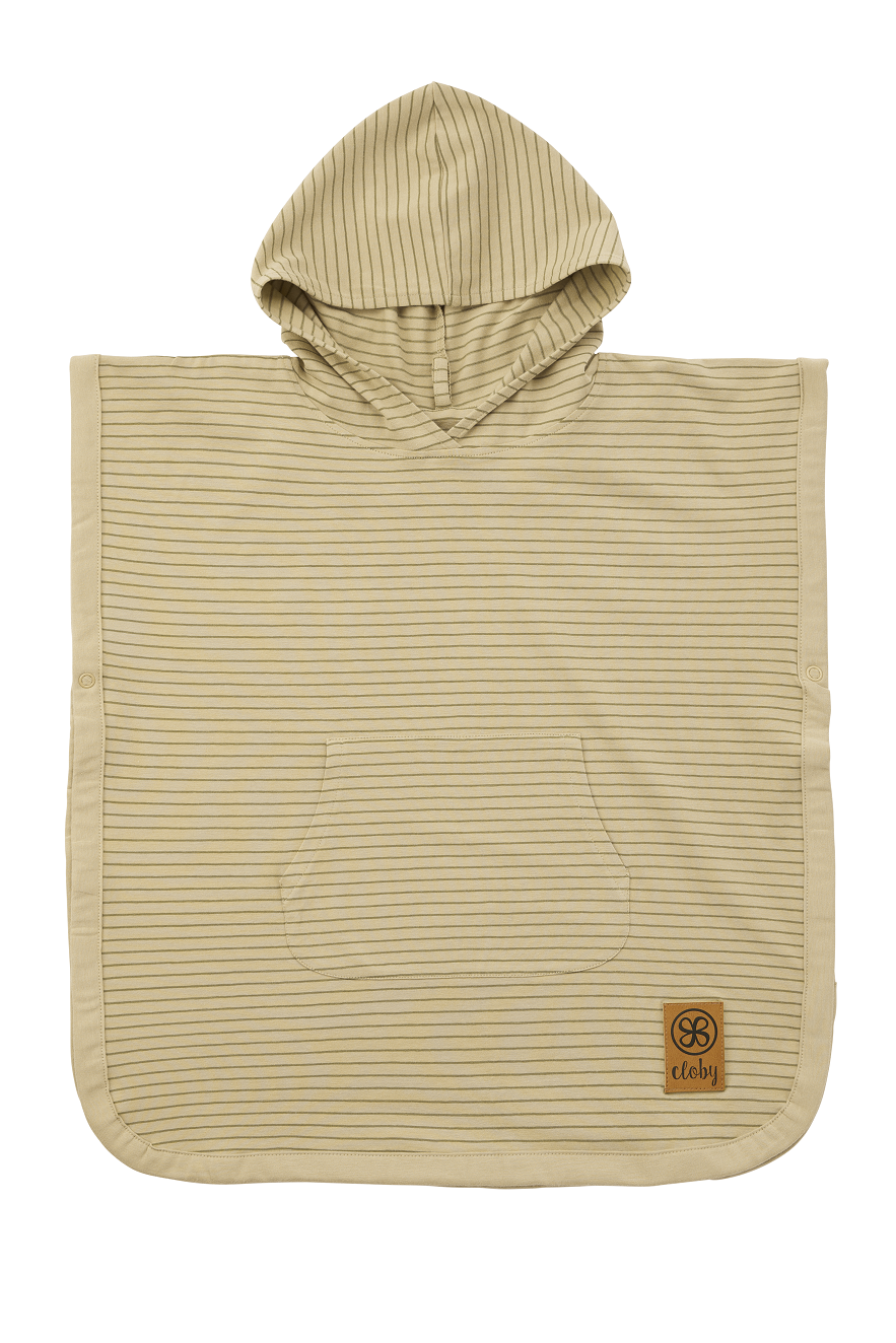 PONCHO FPS 50+ SANDY BEACH/OLIVE GREEN