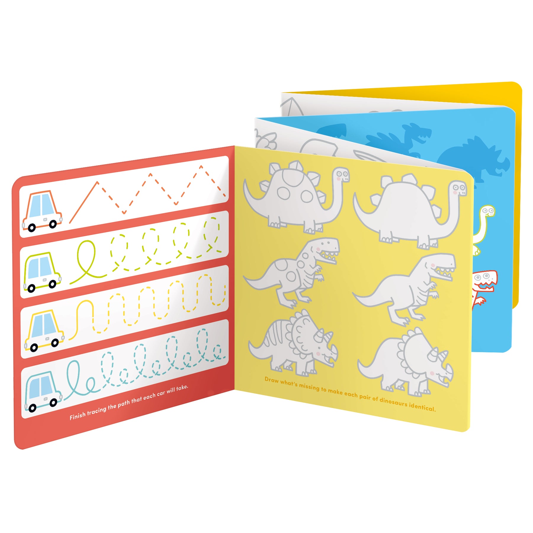 LIVRO PARA COLORIR +4 ANOS - DINOSAURS
