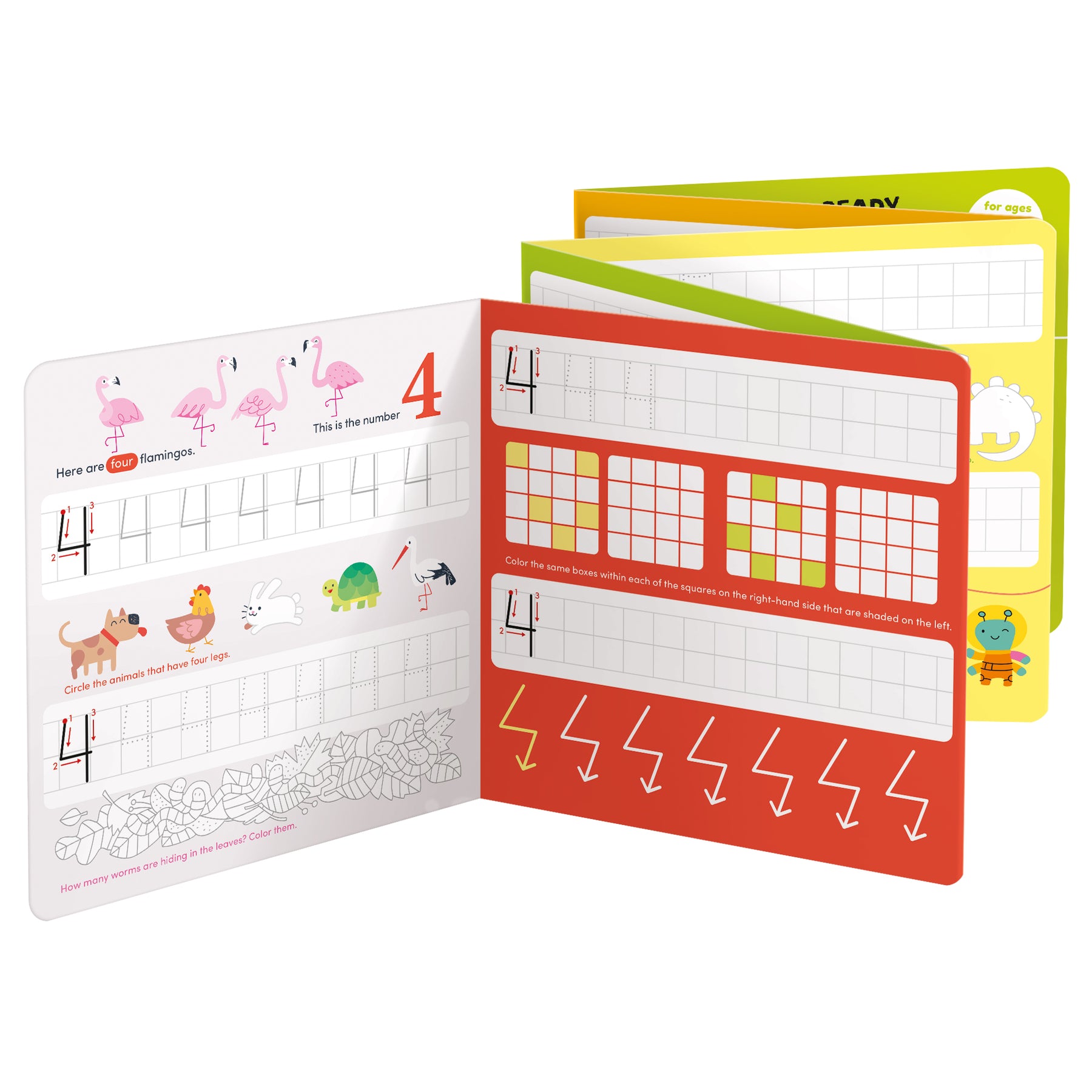 LIVRO PARA COLORIR +5 ANOS - READY TO WRITE NUMBERS