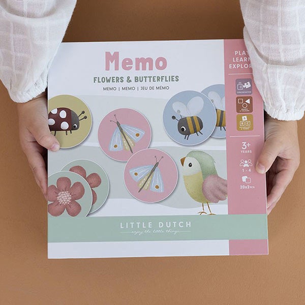 JOGO DE MEMÓRIA FLOWERS AND BUTTERFLIES