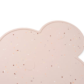 INDIVIDUAL EM SILICONE CONFETTI ROSA