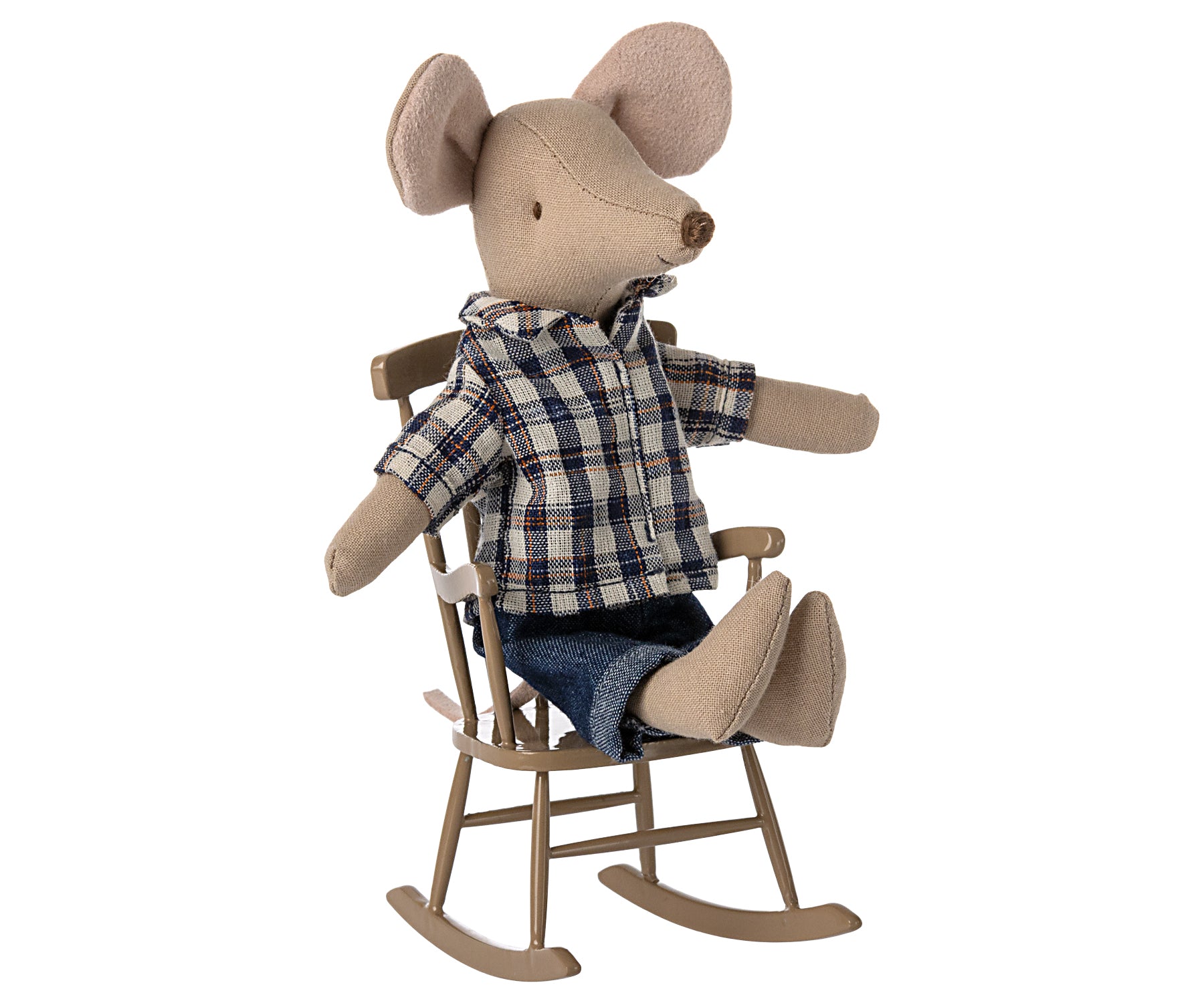ROCKING CHAIR MOUSE - LIGHT BROWN