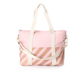 MALA TÉRMICA TOTE - STRIPES PINK