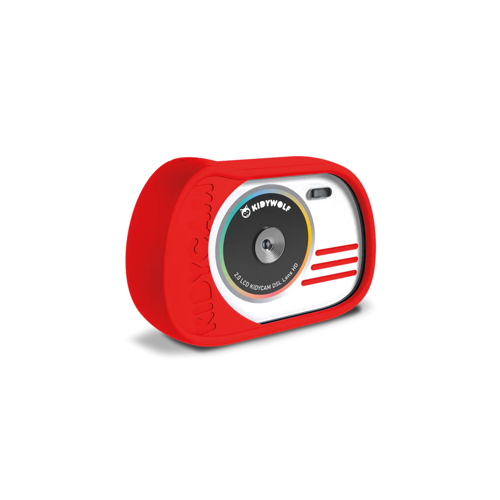 MÁQUINA FOTOGRÁFICA DIGITAL RESISTENTE À ÁGUA - KIDYCAM VERMELHA