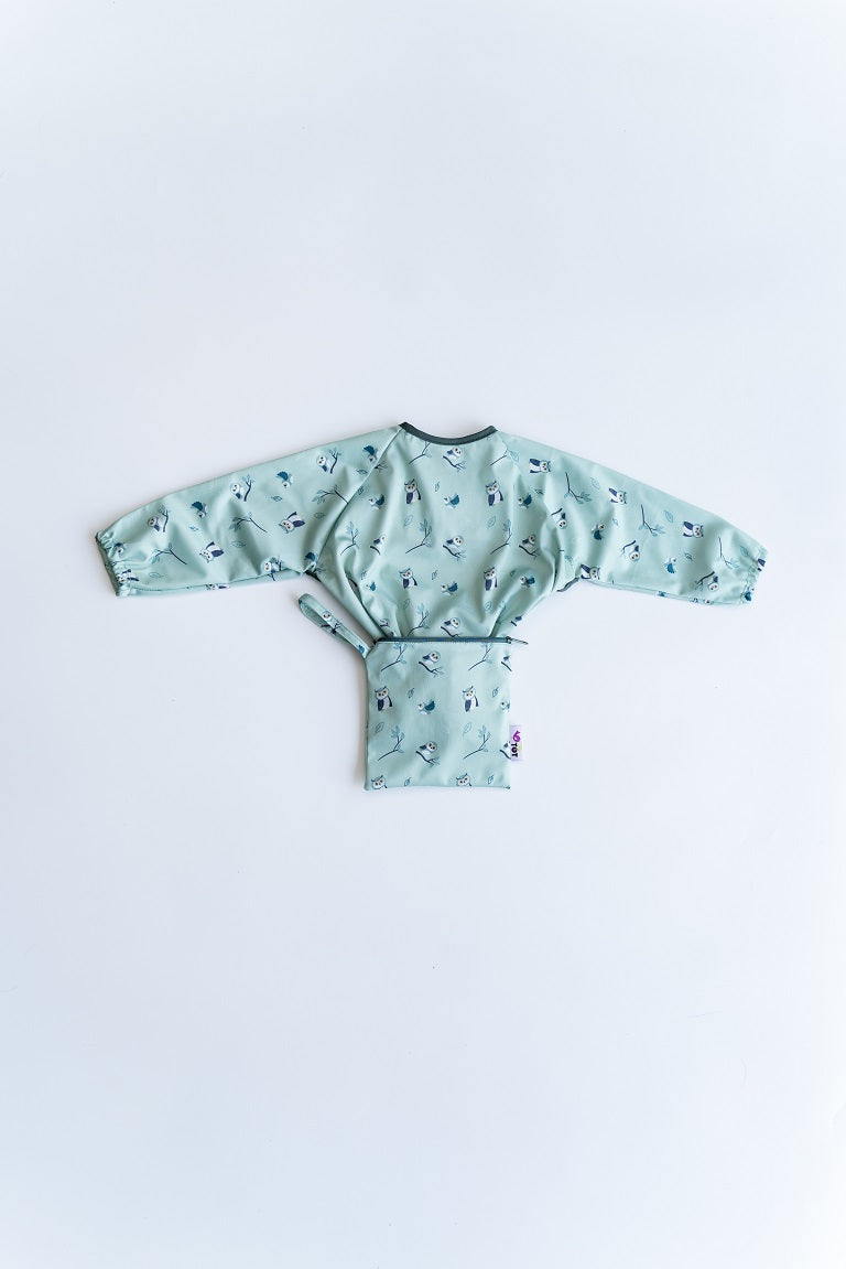 TIDY TOT COVER AND CATCH BIB - OWLS