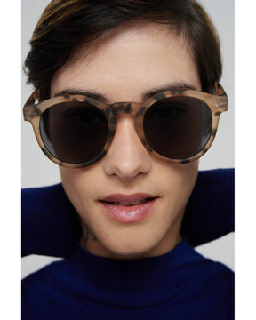 ÓCULOS DE SOL ADULTO #M LIGHT TORTOISE (OVERSIZED)