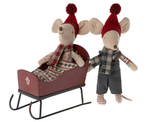 SLEIGH MOUSE - RED