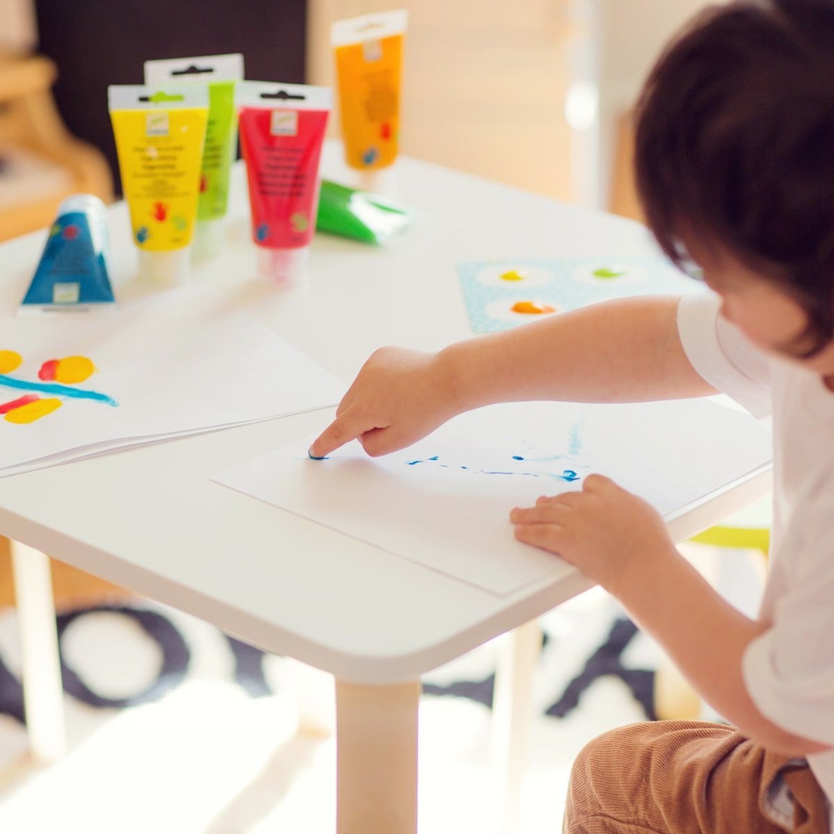 TINTA PARA PINTAR COM AS MÃOS - CORES CLÁSSICAS