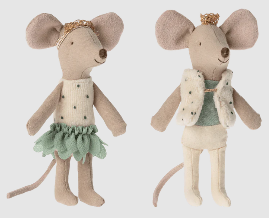 ROYAL TWINS MICE - LITTLE BROTHER AND LITTLE SISTER IN BOX