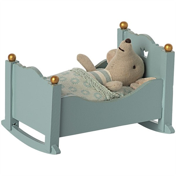 BABY MOUSE CRADDLE - BLUE